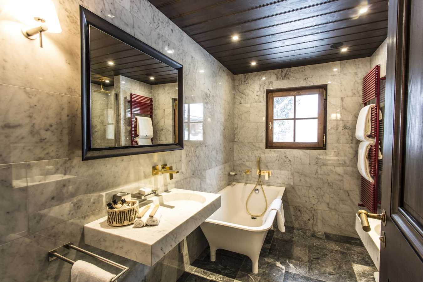 Bathroom, Chalet Chene - La Mourra